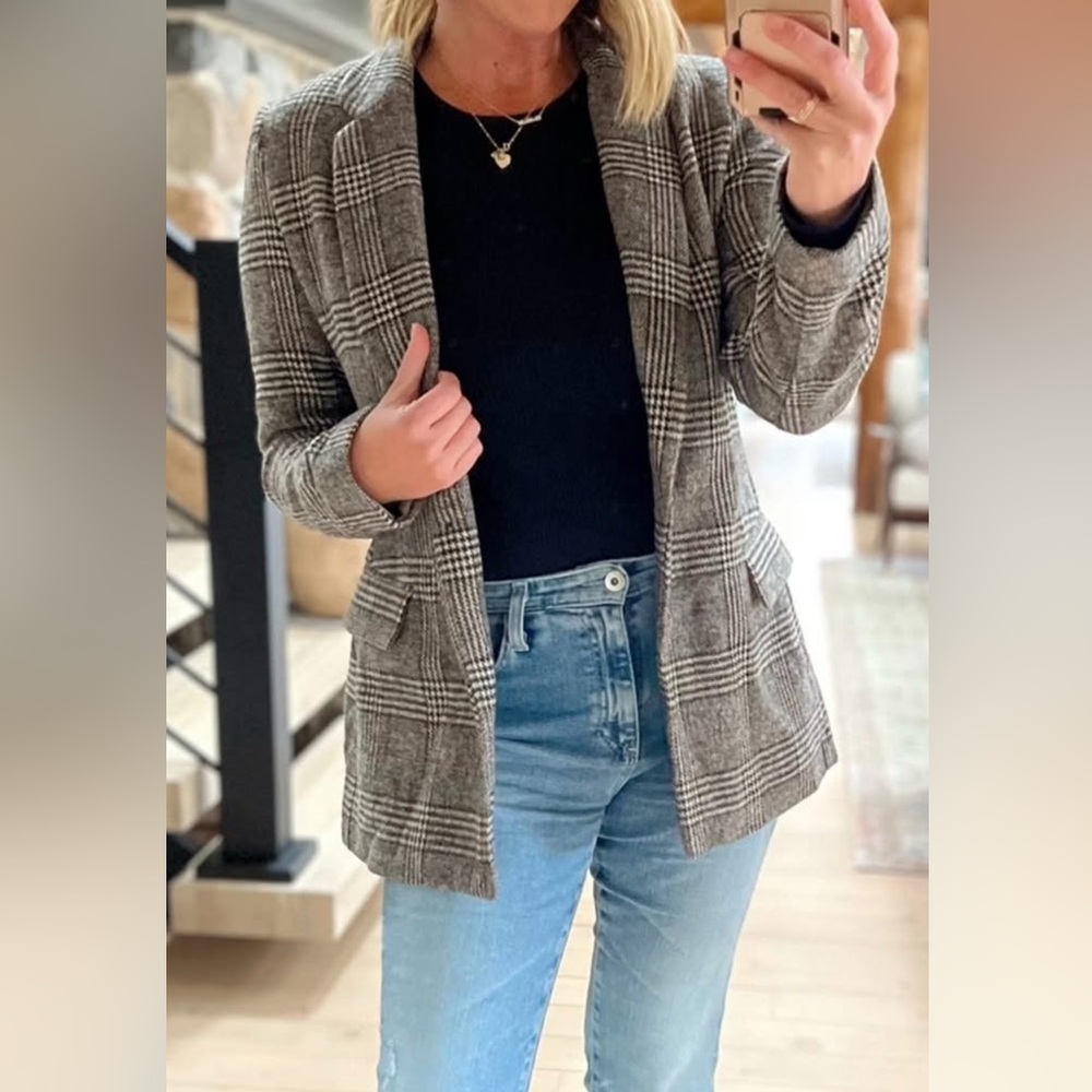 The Drop Women's Blake Long Blazer/ medium nwt